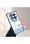 Redmi Note 14 Pro 4g Compatible Kelebek Printed Transparent Silicone Shock Absorbing Case Stylish and Durable