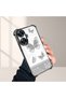 Realme C55 Compatible Kelebek Printed Transparent Silicone Shock-Absorbing Case Stylish and Durable