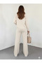 Women's Winter Relaxed Fit Wide-Leg Elastic Waist Knit Pants, Standard Size, Fits S-M-L - 3