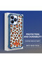 Realme Note 50 4g Compatible Transparent Four Corner Silicone Coated Glossy Edge Case Leopard Pattern - 3