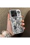 Redmi Note 14 Compatible American Retro Collage Style Pattern Anti-Shake Protection