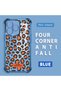 Realme Note 50 4g Compatible Transparent Four Corner Silicone Coated Glossy Edge Case Leopard Pattern