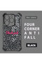Infinix Hot 40I Compatible Transparent Four Corner Silicone Coated Glossy Edge Case Leopard Pattern