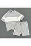 Scuba T-Shirt and Shorts Bottom Top 2-Piece Set - 2