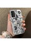 Samsung Galaxy S21 Fe 5g Compatible American Retro Collage Style Pattern Anti-Shake Protection