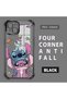 iPhone 14 Plus Compatible Transparent Back Four Corners Reinforced Impact Protection Silicone Case