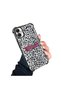 Samsung Galaxy A05 Compatible Transparent Four Corner Silicone Coated Glossy Edge Case Leopard Pattern - 2