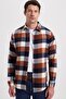 Men's Slim Fit slim fit checkered winter lumberjack shirt