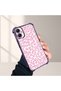 Samsung Galaxy A04E Compatible Transparent Four Corner Silicone Coated Glossy Edge Case Leopard Pattern - 4