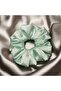 Women's Large Size Water Green Rubber Scrunchie/Hair Rubber Scrunchie/Hair Accessory - 2