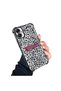 Samsung Galaxy A04E Compatible Transparent Four Corner Silicone Coated Glossy Edge Case Leopard Pattern - 2