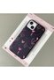 iPhone 14 Plus/15 Plus Compatible Black Leather Textured Silicone Protects Camera Shock-Absorbing Case Butterfly - 2