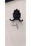 5 Pcs Black Hard Polymer Coat Hanger Hanging Rack Wardrobe Hanger Furniture Closet Home Decoration - 4