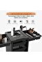 Salon Trolley with Storage and Hair Dryer Holders - 2