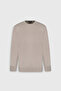 Men's Beige Wool Warm Standard Fit Regular Cut Crew Neck Knitwear Sweater - 6