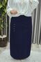 Women's Hijab Plus Size Metal Stone Skirt - 5