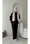 Women's Buttoned Modal Pants Shirt Set - 3