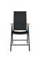 5 Piece Garden Dining Set Black - 2