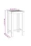 5 Piece Garden Bar Set Solid Wood Acacia - 3