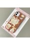 iPhone 11 Compatible Brown Leather Textured Silicone Protects Camera Shock-Absorbing Case Butterfly - 3