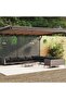10 Piece Garden Lounge Set with Cushions Poly Rattan Dark Grey