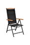 Dining Set | Black | Powder-Coated Aluminium, Textilene, WPC | Medium - 2