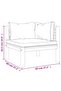 8 Piece Garden Lounge Set with Cushion Solid Acacia Wood - 3