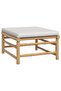 8 Piece Garden Lounge Set with Light Grey Cushions Bamboo - 6