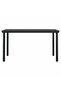 7 Piece Garden Dining Set Black - 5