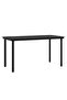 5 Piece Garden Dining Set with Cushions Brown - 4