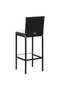 Garden Bar Set | Black | PE rattan, powder-coated steel | Standard - 6