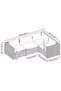 4 Piece Garden Lounge Set with Cushions Poly Rattan Brown - 3
