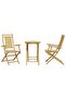 3 Piece Bistro Set Bamboo - 2