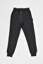 Black-Anthracite Thick Cotton Waist and Cuffs Elasticated with Pockets 2-Piece Boys' Sweatpants Mtlcc99 - 3