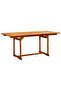 7 Piece Garden Dining Set Solid Wood Acacia 120-170 cm - 2