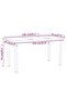 5 Piece Garden Dining Set Black - 6