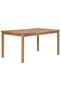 7 Piece Garden Dining Set 150x90 cm Solid Teak Wood - 5