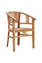 5 Piece Garden Dining Set Solid Wood Teak - 2