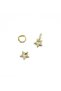 Full Zircon Stone Star Earrings – Ring & Star Can Be Used Separately - 3