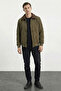 Men's Coat Plush Lined Shirt Collar Windproof Velvet Coat - 3