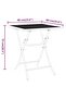 5 Piece Garden Dining Set Expanded Metal Mesh Anthracite - 3