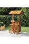 3 Piece Garden Bar Set Solid Wood Acacia