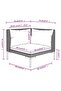 10 Piece Garden Lounge Set with Cushions Poly Rattan Dark Grey - 7