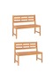 3 Piece Garden Dining Set Solid Wood Teak - 2