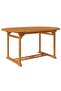 5 Piece Garden Dining Set Solid Acacia Wood 150-200 cm - 5