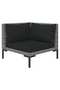 7 Piece Garden Lounge Set with Cushions Poly Rattan Dark Grey - 4