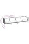 4 Piece Garden Lounge Set with Cushions Poly Rattan Dark Grey - 3