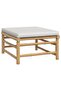 8 Piece Garden Lounge Set with Light Grey Cushions Bamboo - 7