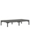10 Piece Garden Lounge Set with Cushions Poly Rattan Dark Grey - 6