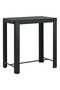 Garden Bar Set | Black | PE rattan, powder-coated steel | Standard - 7